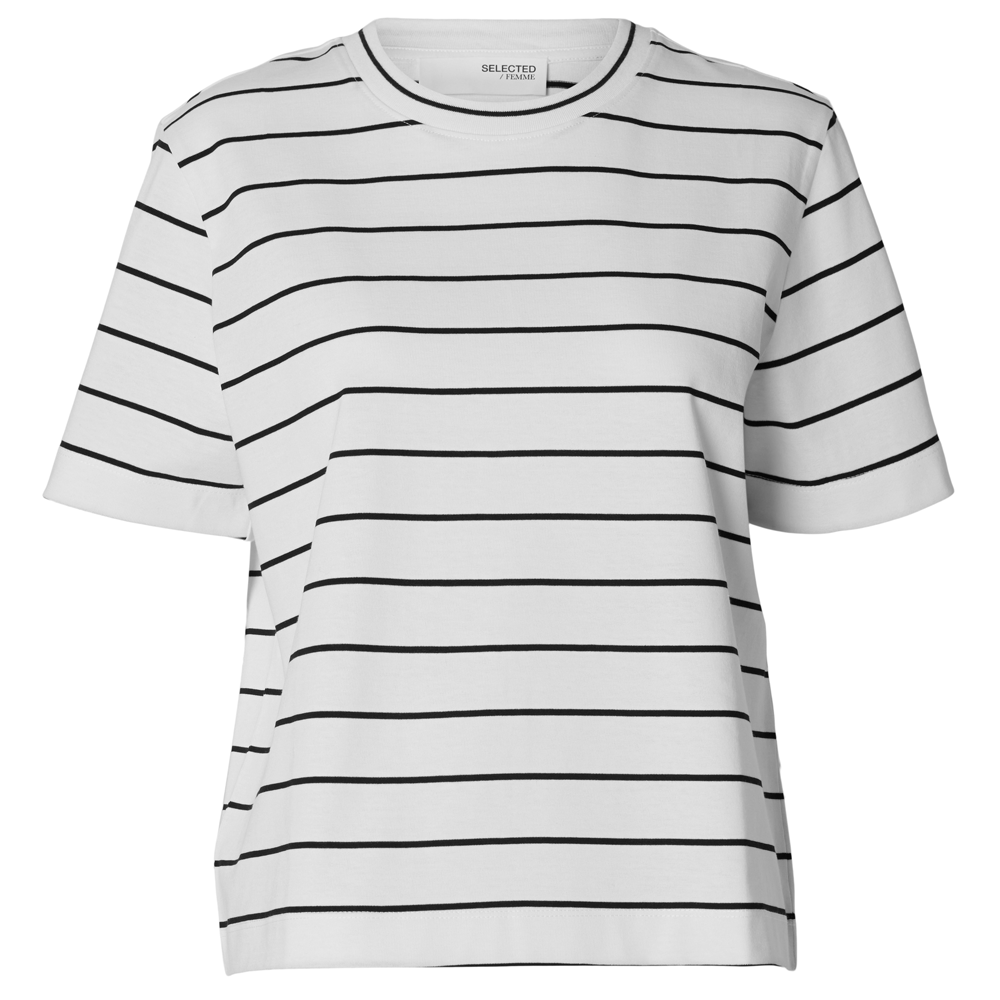 Selected Femme Striped Boxy Tee